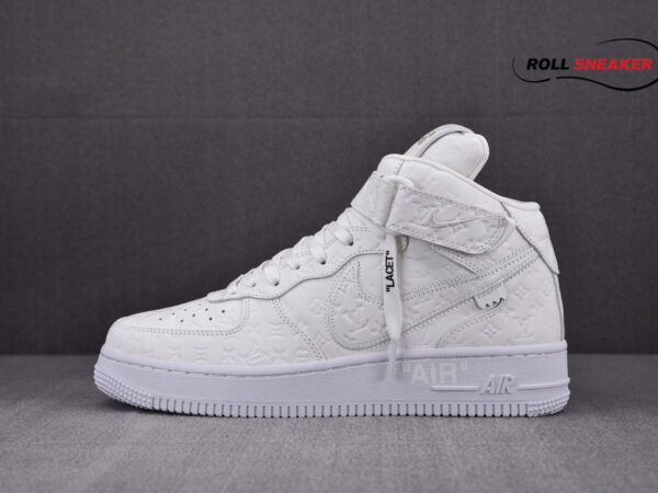 Louis Vuitton And Nike “Air Force 1” Mid By Virgil Abloh Mid ‘White’