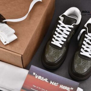 Nike Air Force 1 Low Louis Vuitton Black Green