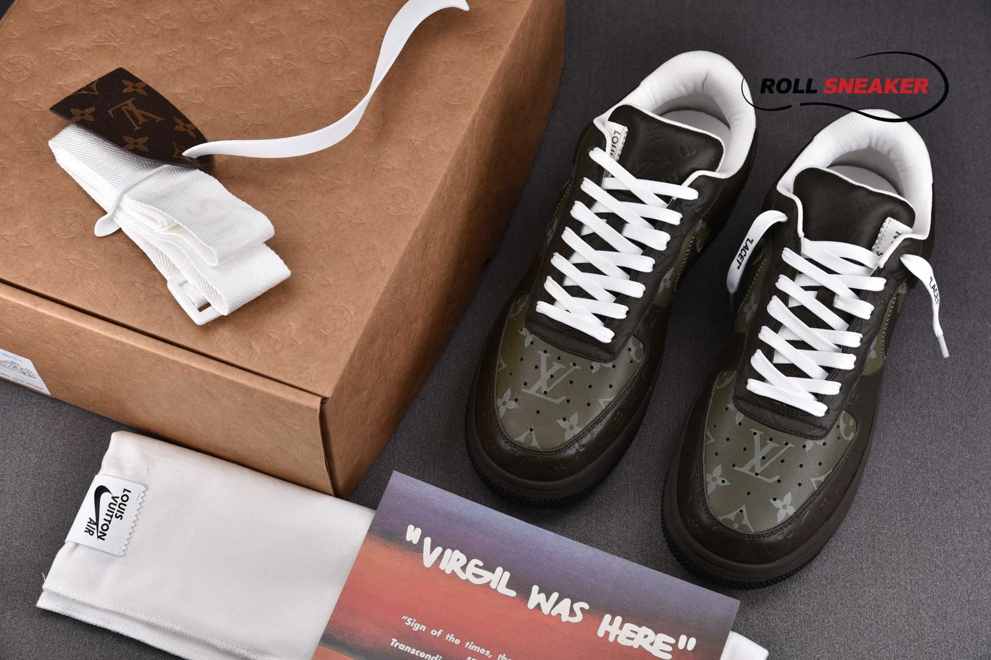 Nike Air Force 1 Low Louis Vuitton Black Green