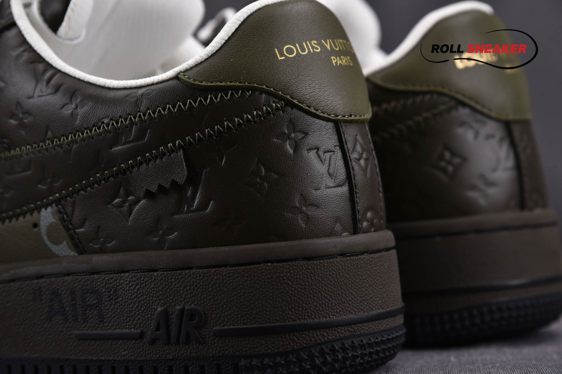 Nike Air Force 1 Low Louis Vuitton Black Green