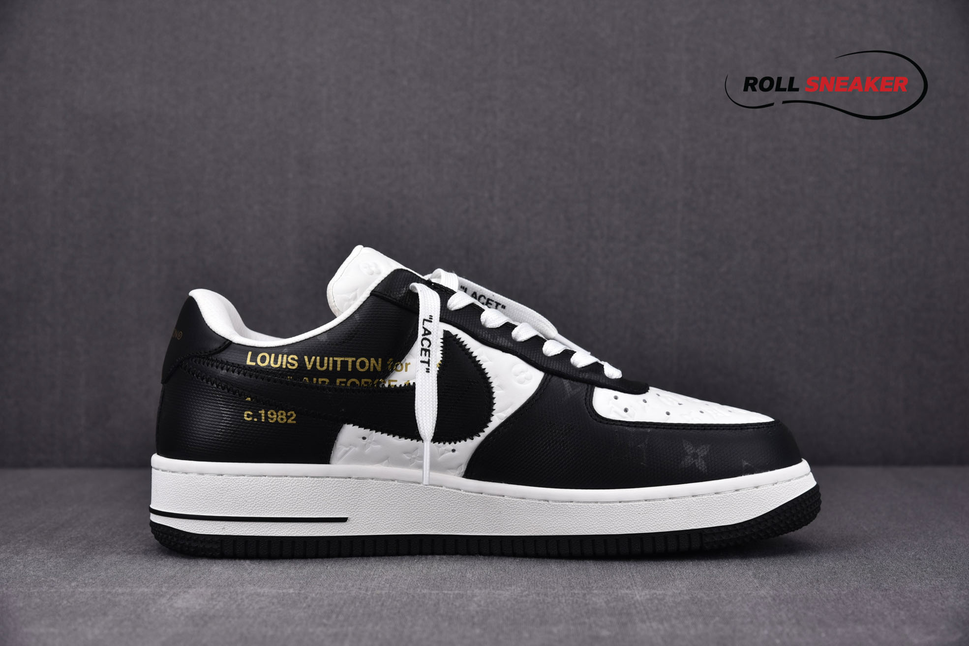 Nike Air Force 1 Low Louis Vuitton Black White