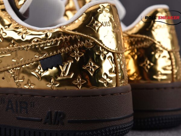 Nike Air Force 1 Low Louis Vuitton Metallic Gold