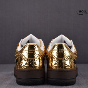 Nike Air Force 1 Low Louis Vuitton Metallic Gold