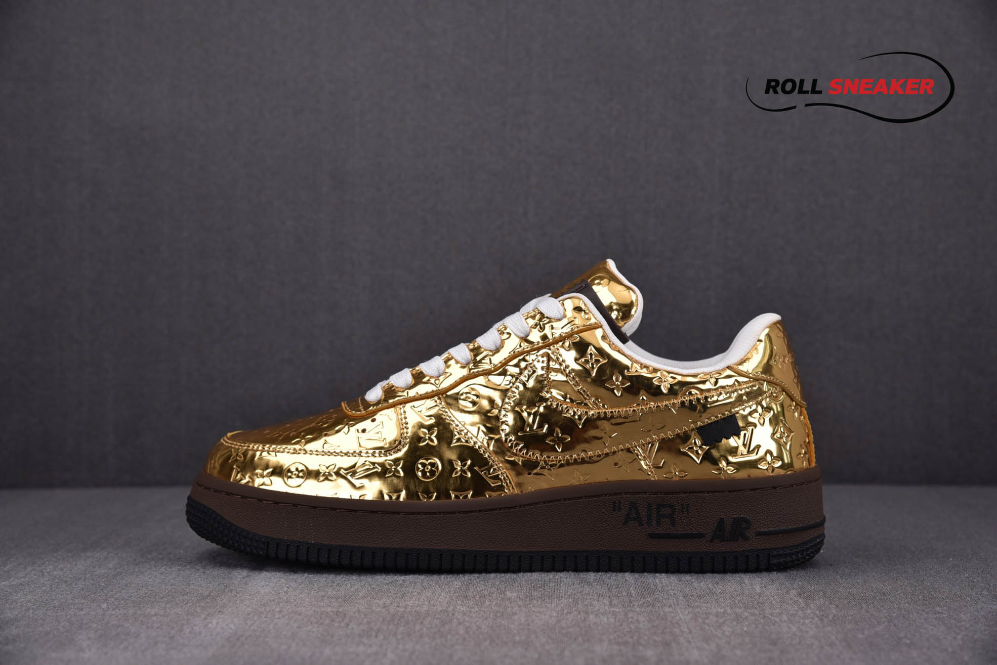 Nike Air Force 1 Low Louis Vuitton Metallic Gold 