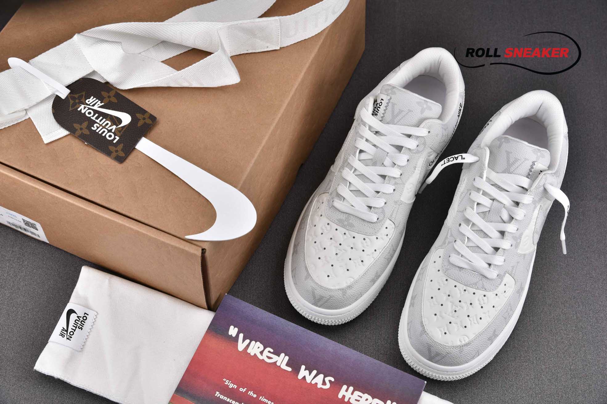 Nike Air Force 1 Low Louis Vuitton White Grey