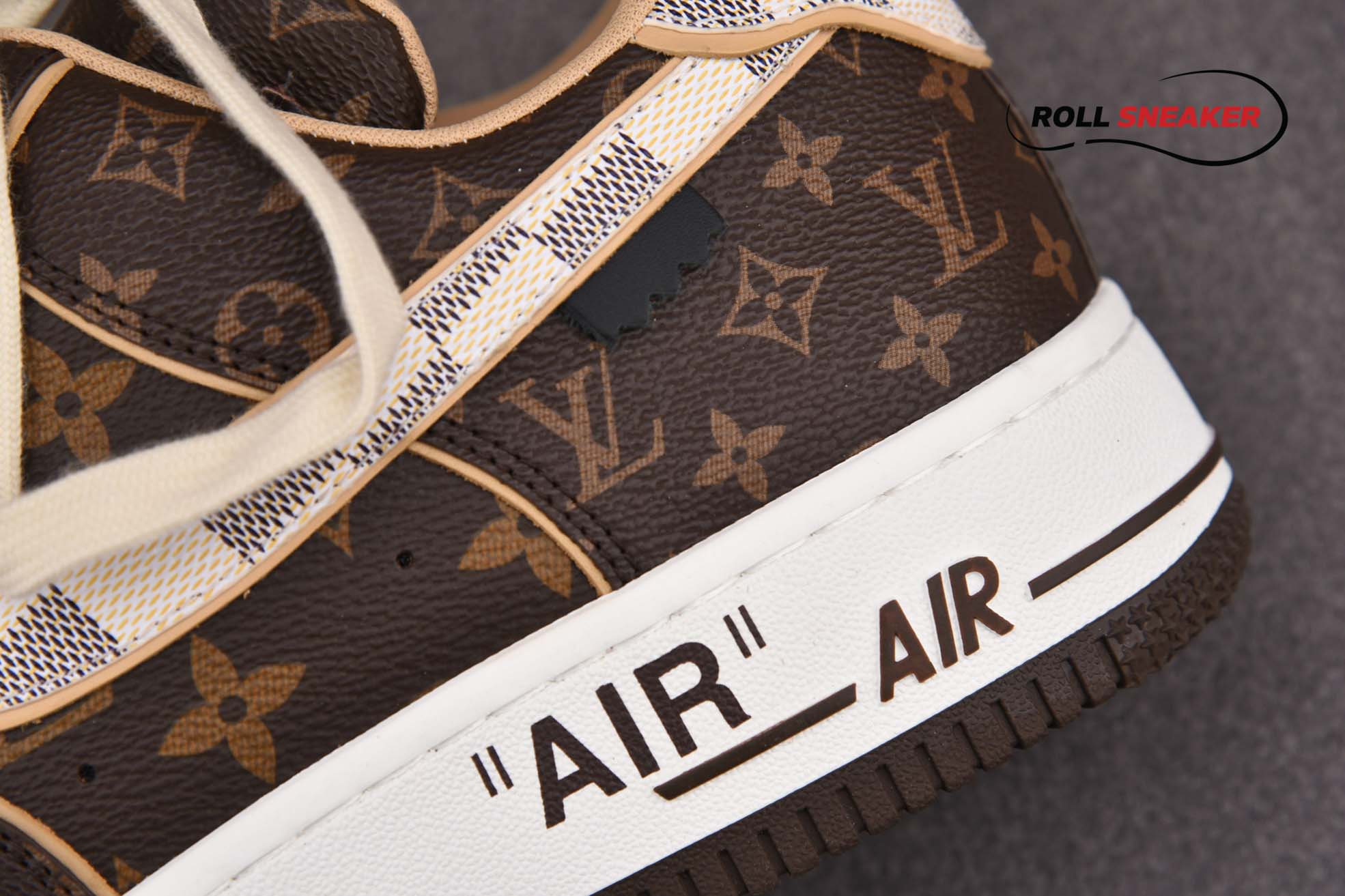 nike air force 1 low x louis vuitton monogram brown 13