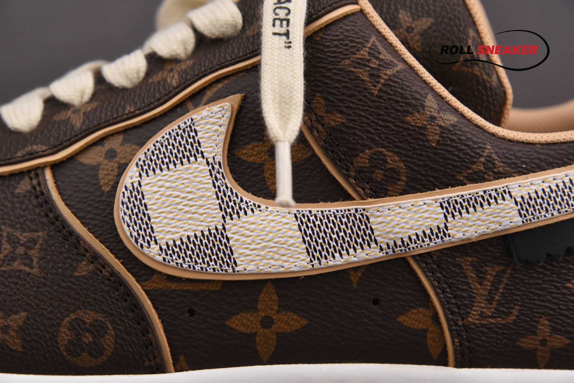 nike air force 1 low x louis vuitton monogram brown 14