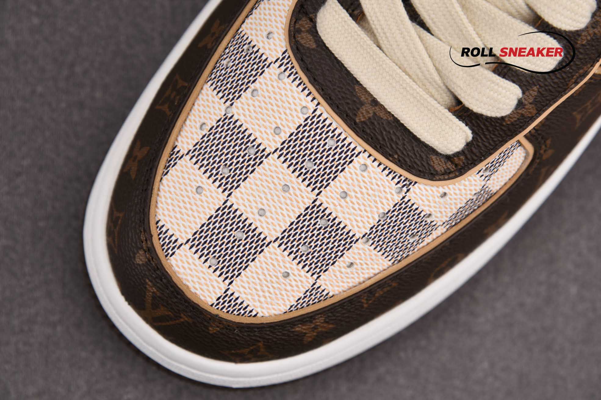 nike air force 1 low x louis vuitton monogram brown 7