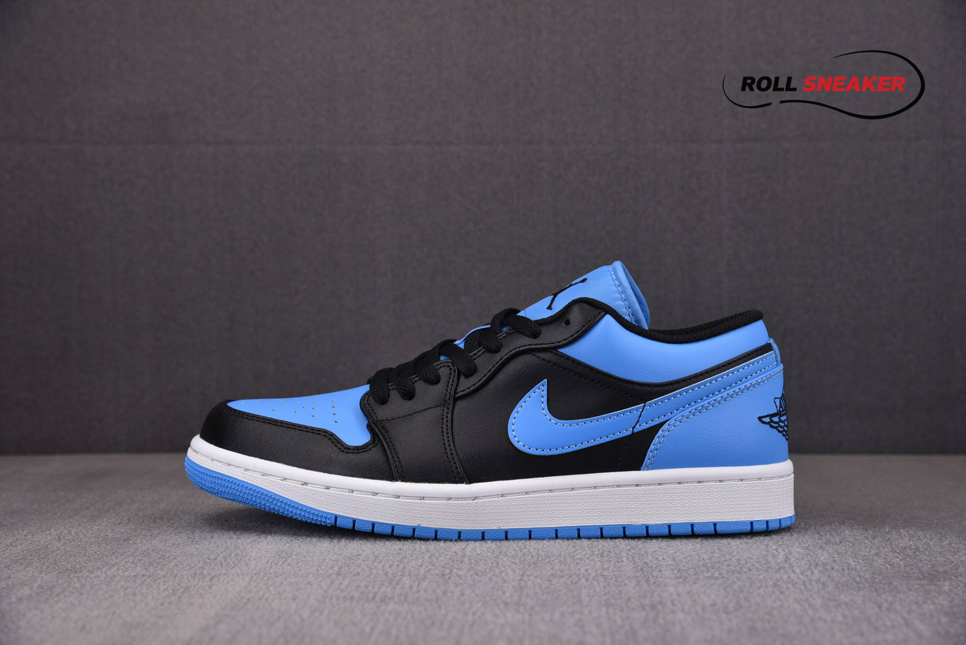 Nike Air Jordan 1 Low Black University Blue Men’s
