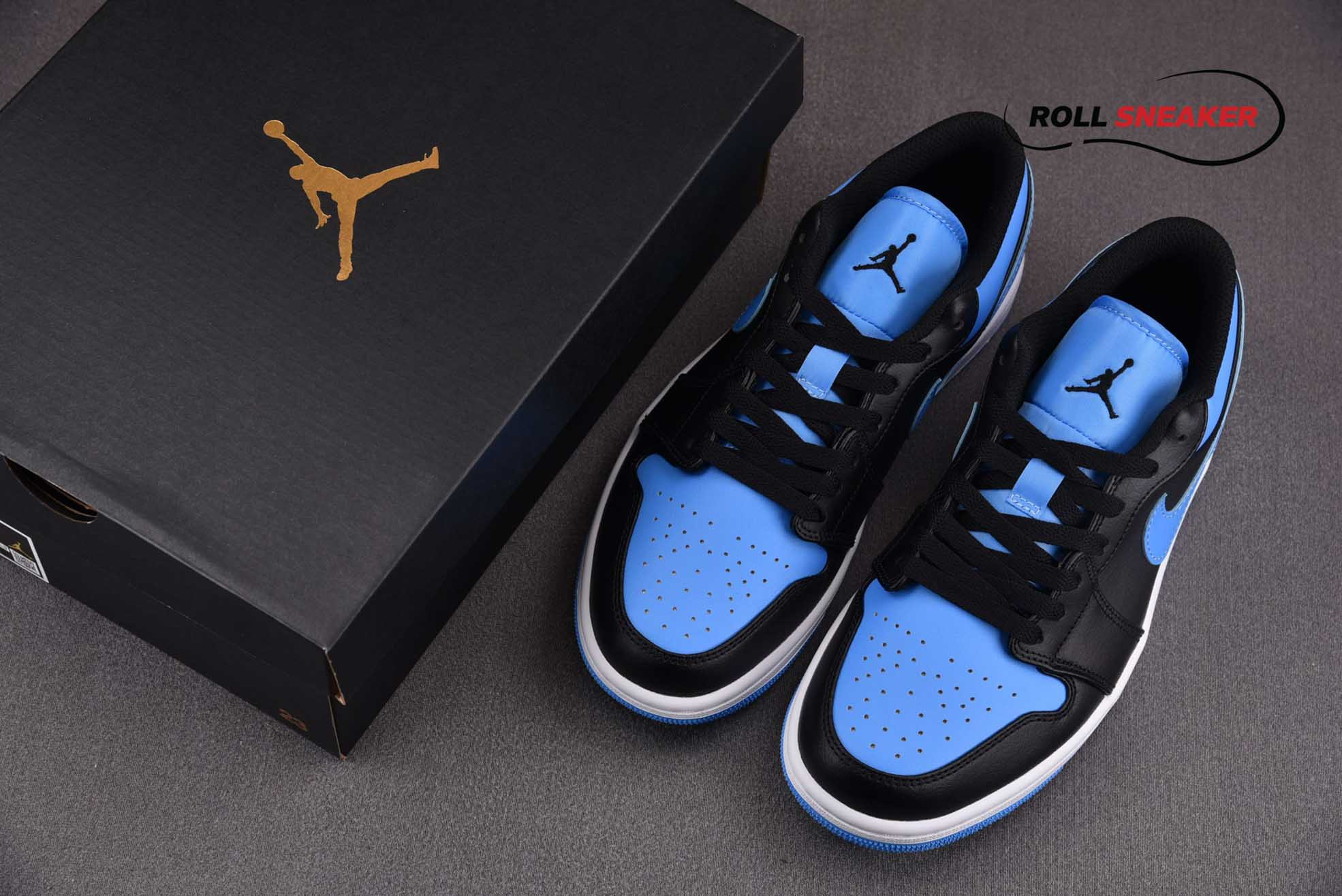 Nike Air Jordan 1 Low Black University Blue Men’s
