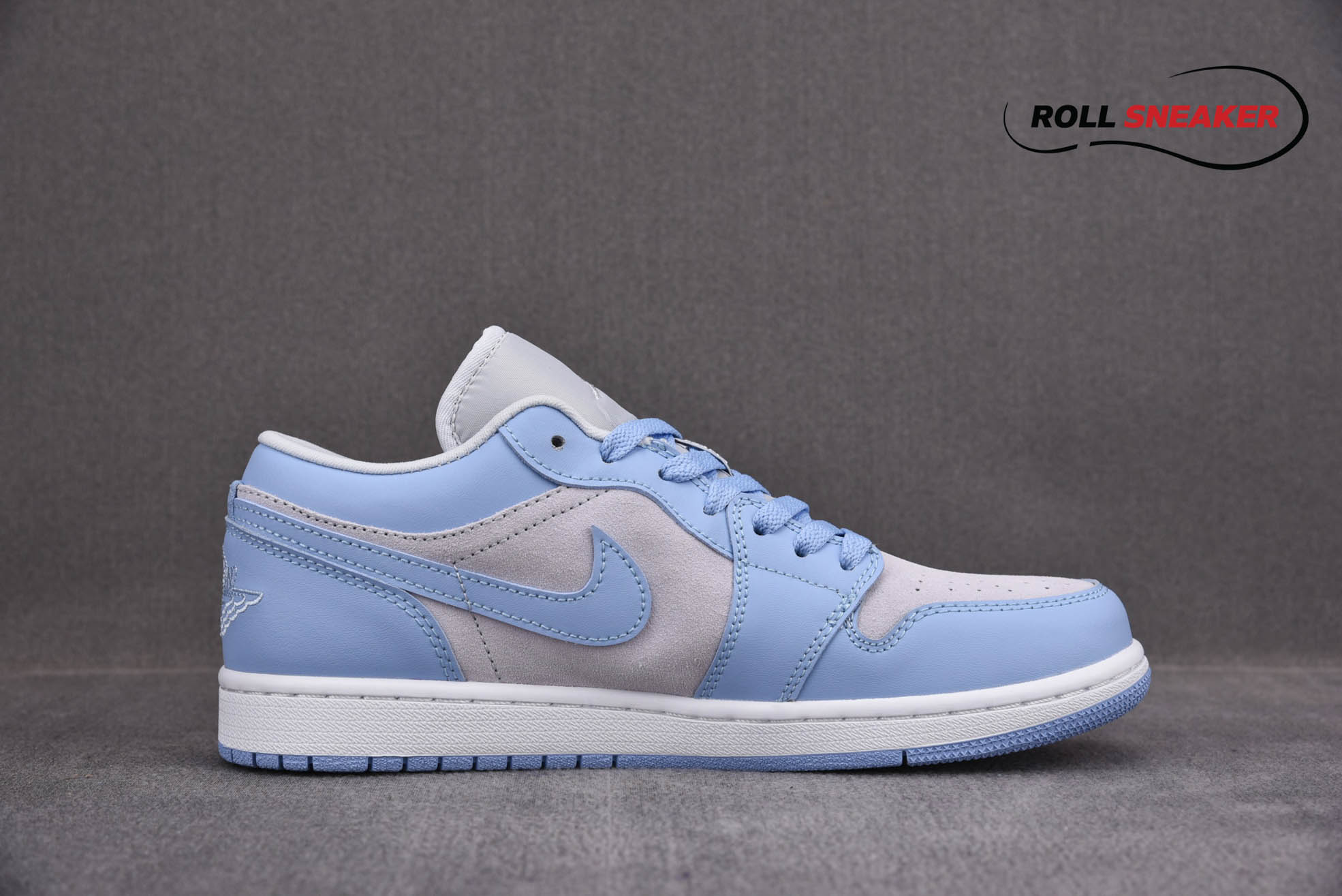 Nike Air Jordan 1 Low Football Gray Aluminum (W)