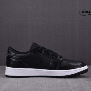 Nike Air Jordan 1 Low Golf Black Croc