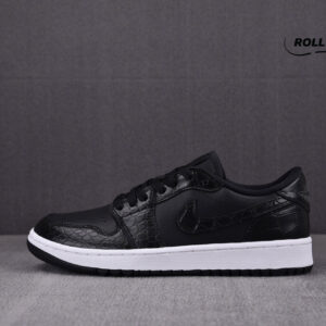 Nike Air Jordan 1 Low Golf Black Croc