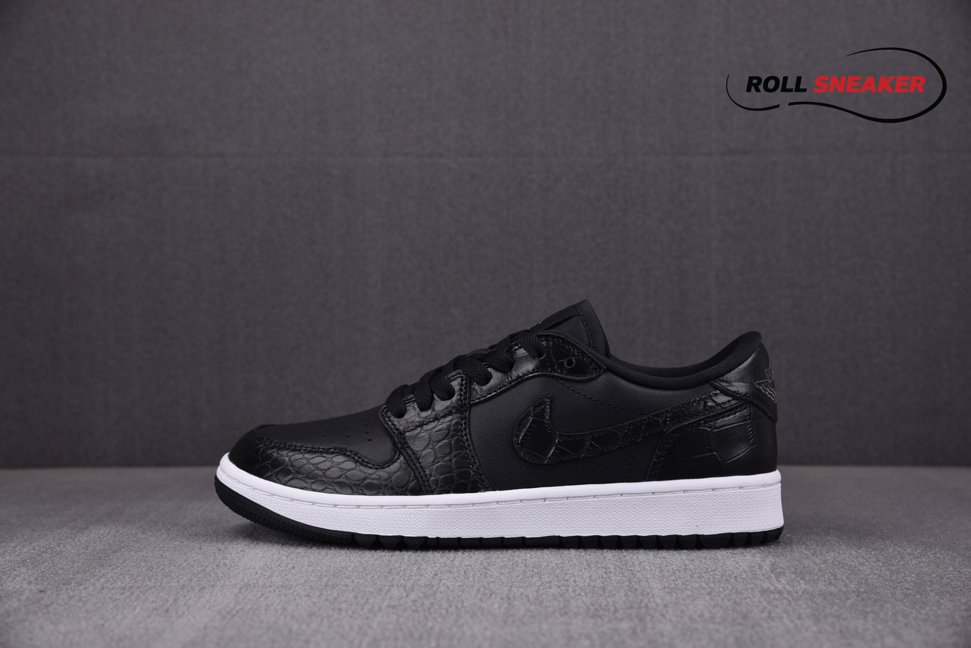 Nike Air Jordan 1 Low Golf Black Croc