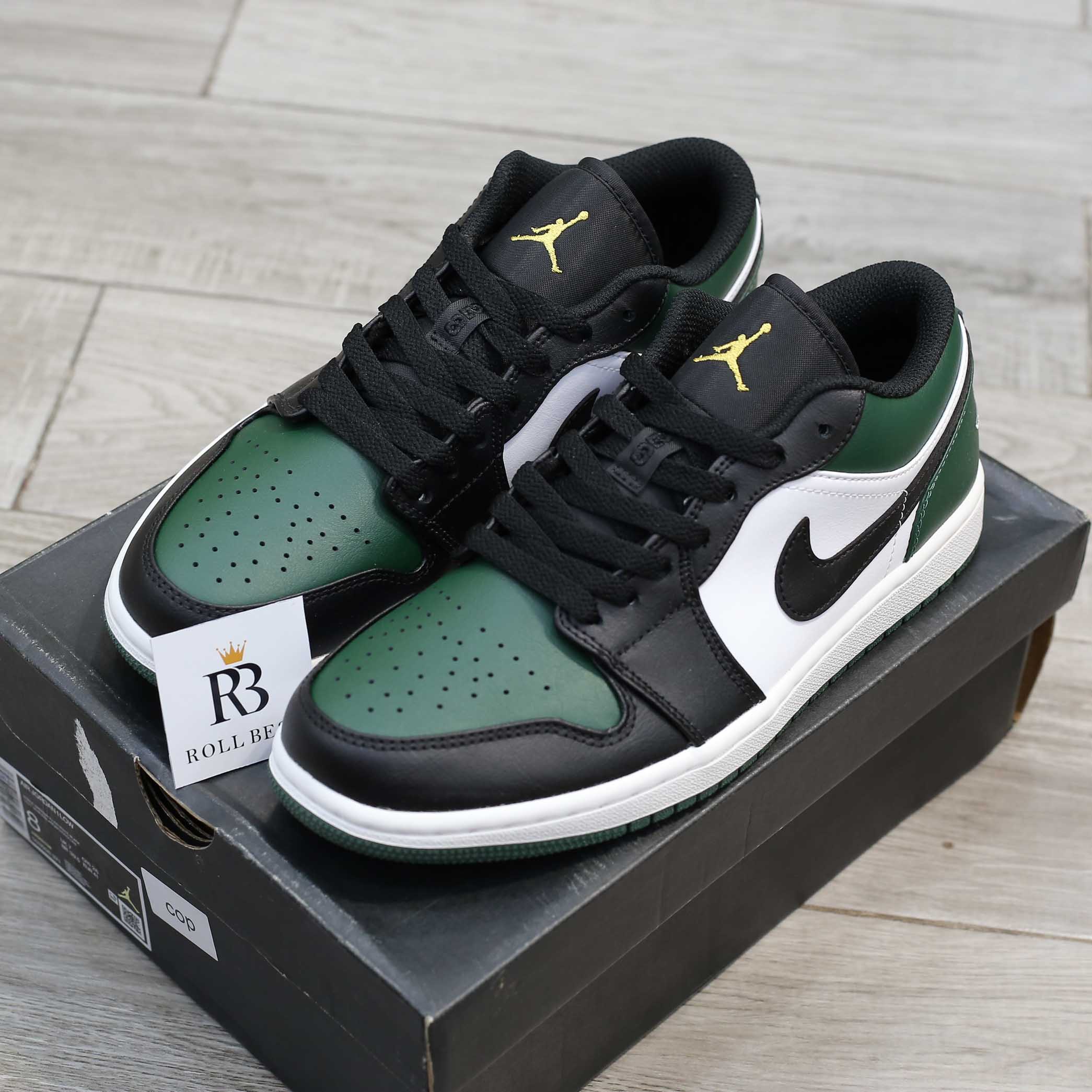 Nike Air Jordan 1 Low Green Toe