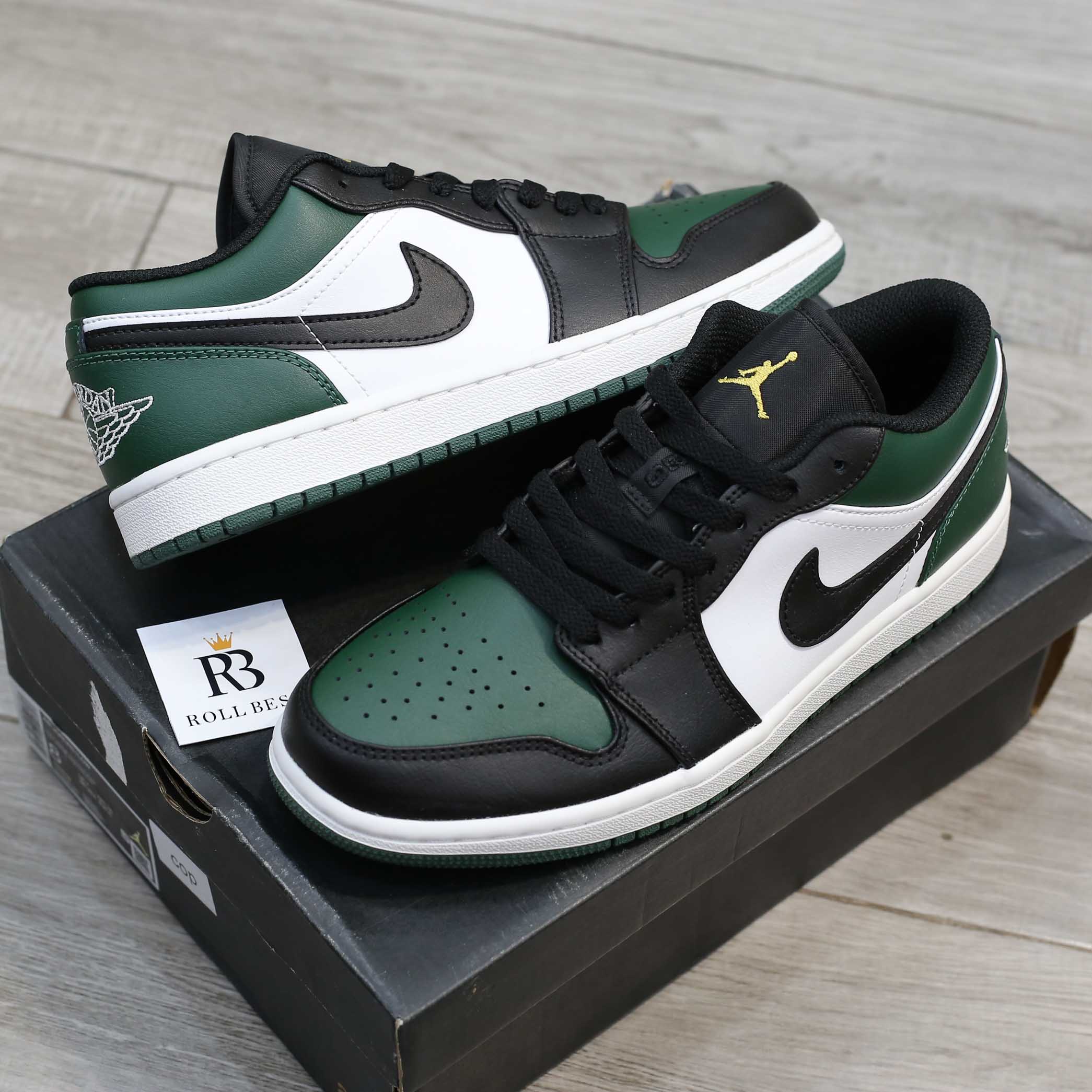 Nike Air Jordan 1 Low Green Toe