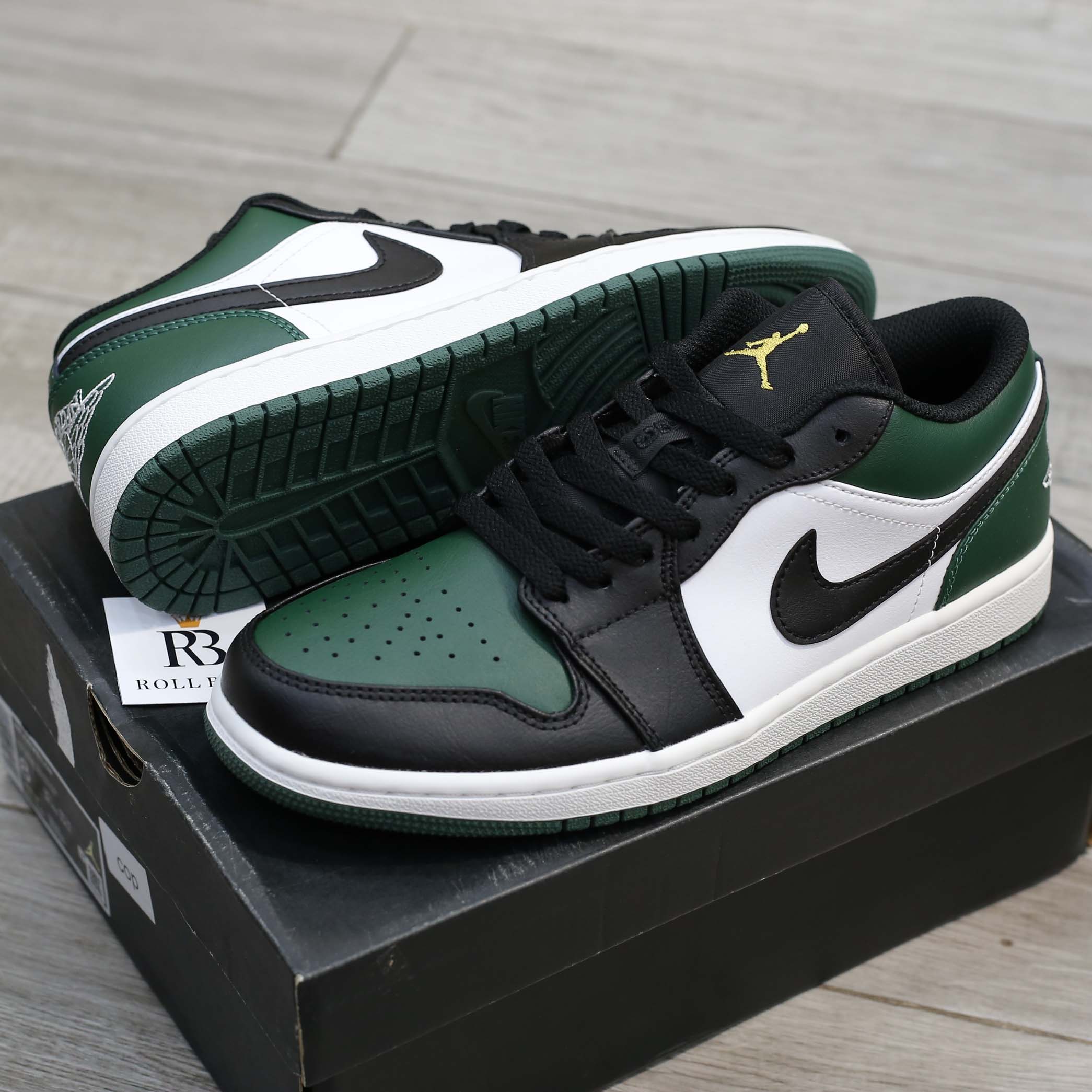 Nike Air Jordan 1 Low Green Toe