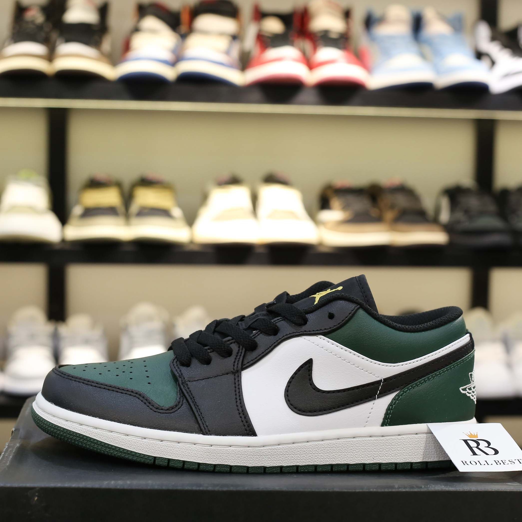 Nike Air Jordan 1 Low Green Toe