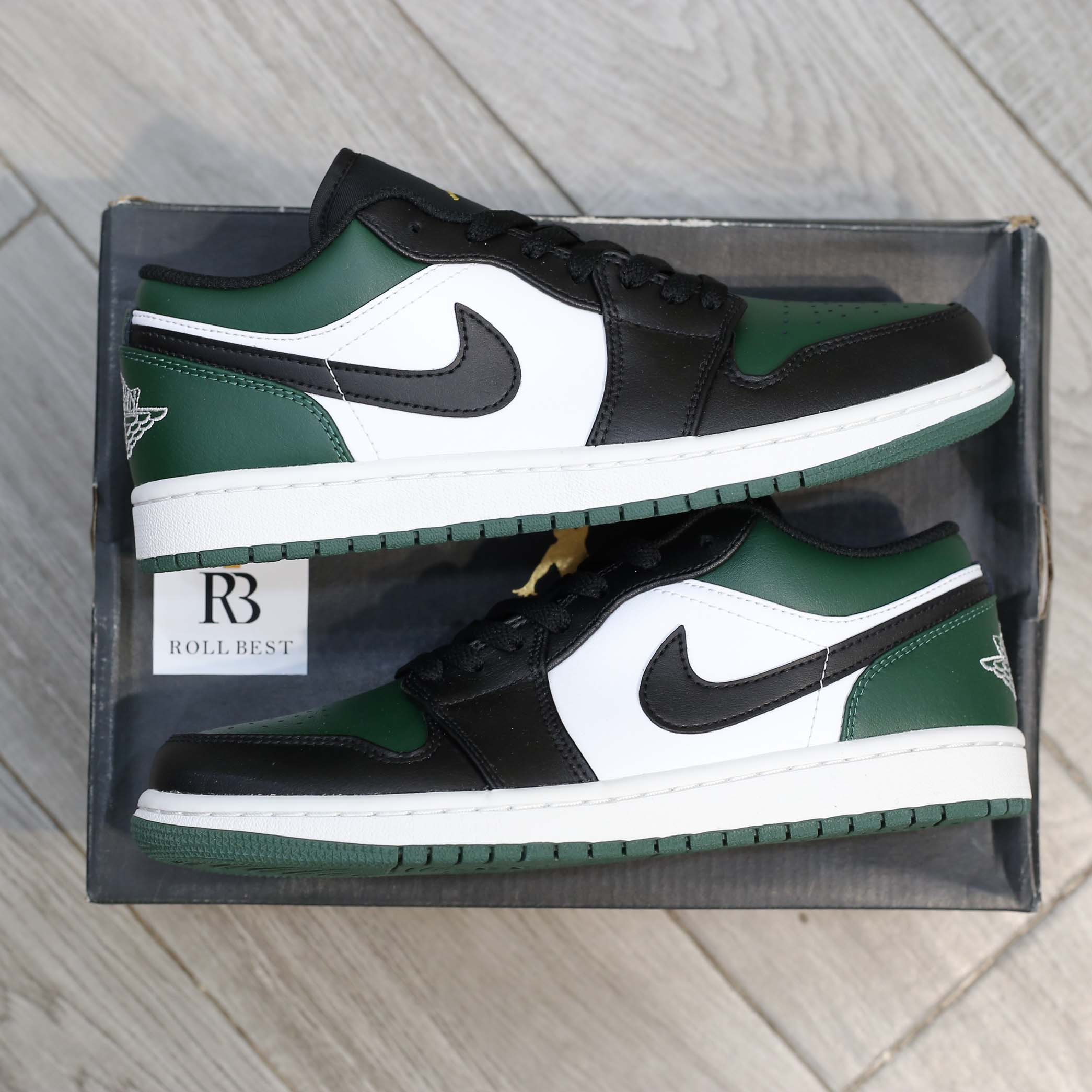 Nike Air Jordan 1 Low Green Toe