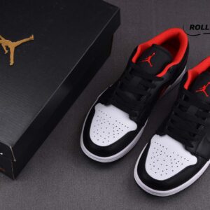 Nike Air Jordan 1 Low GS ‘Black Fire Red’