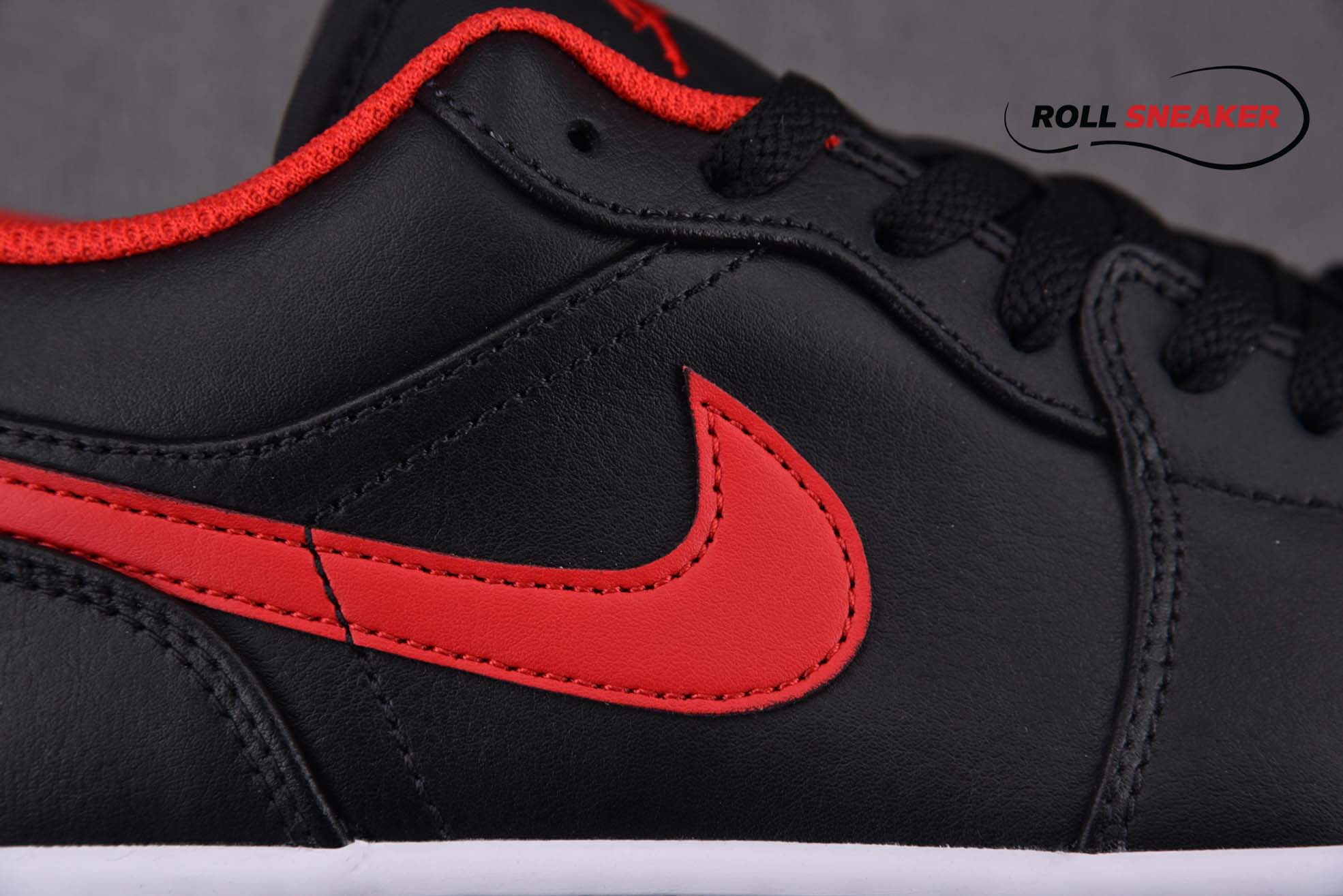 Nike Air Jordan 1 Low GS ‘Black Fire Red’