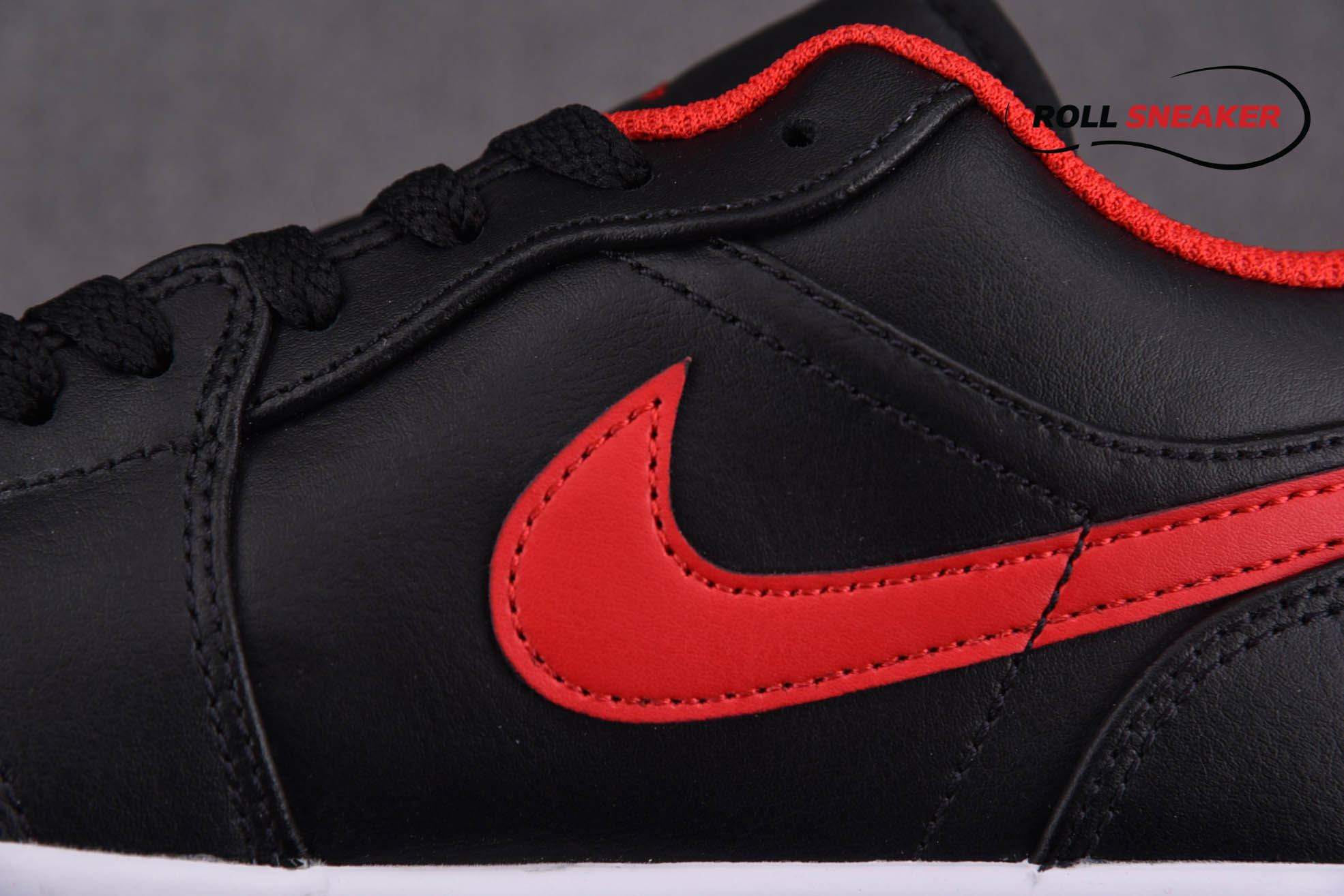 Nike Air Jordan 1 Low GS ‘Black Fire Red’