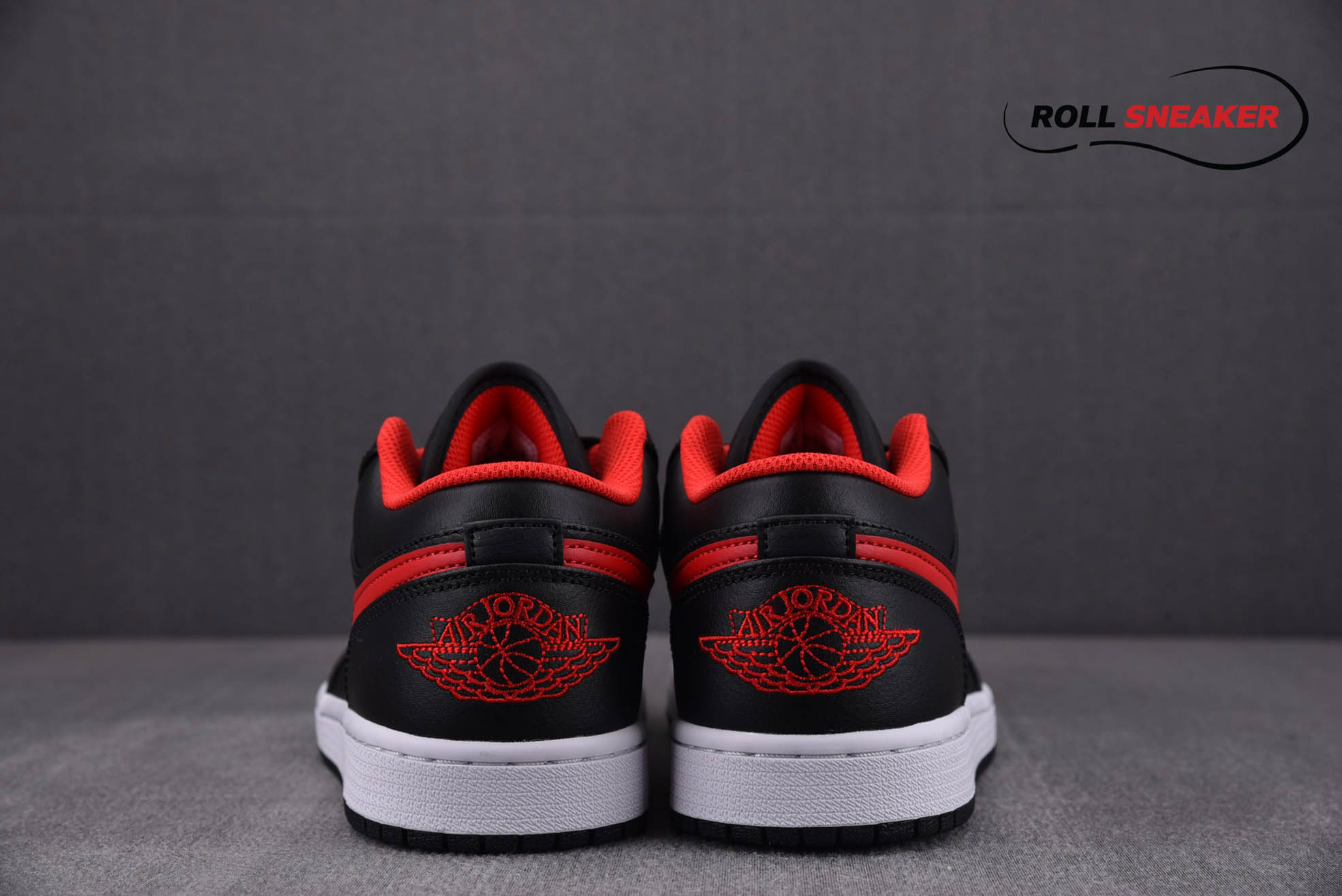 Nike Air Jordan 1 Low GS ‘Black Fire Red’