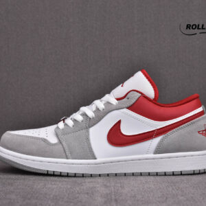 Nike Air Jordan 1 Low Light Smoke Grey Gym Red