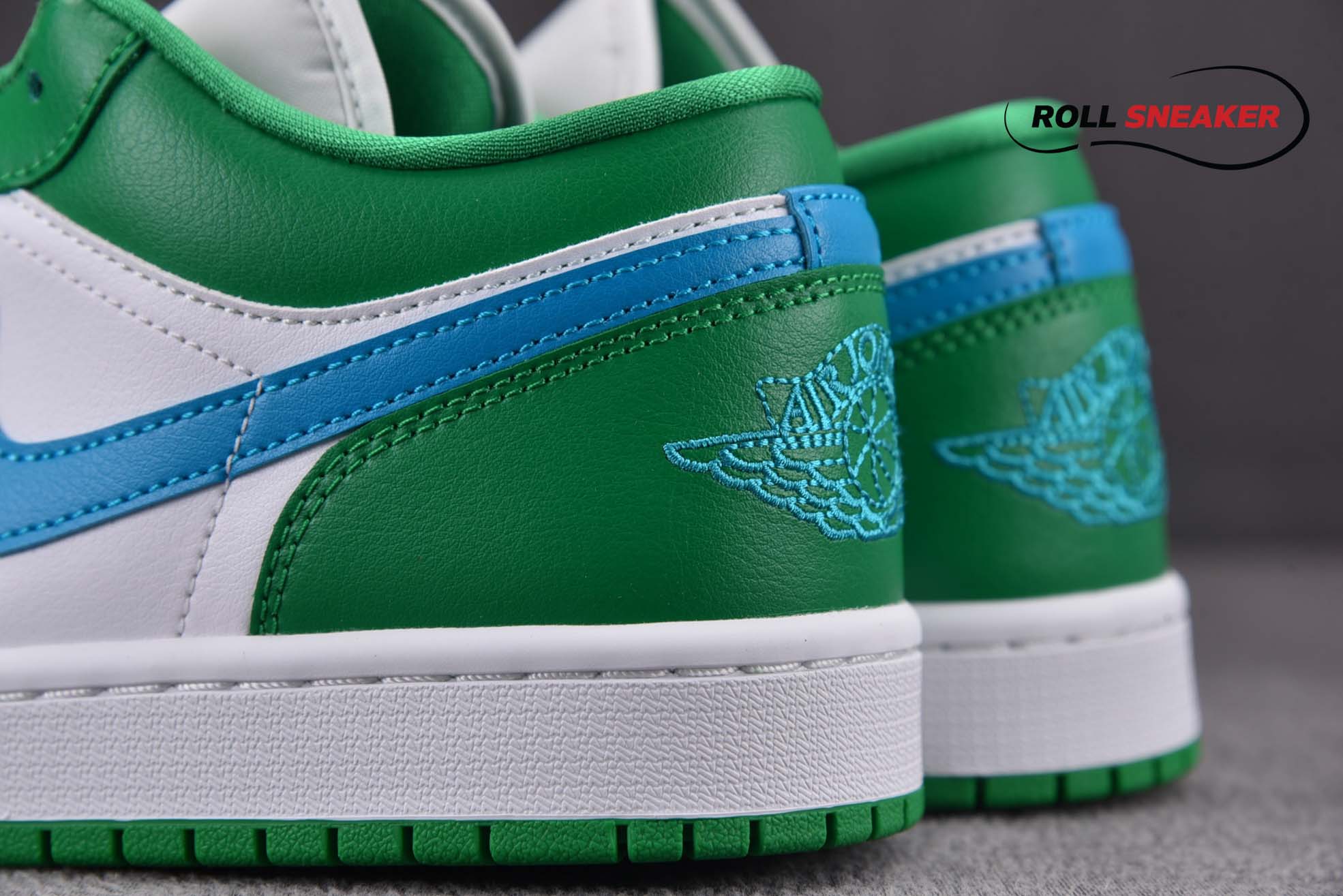 Nike Air Jordan 1 Low Lucky Green Aquatone