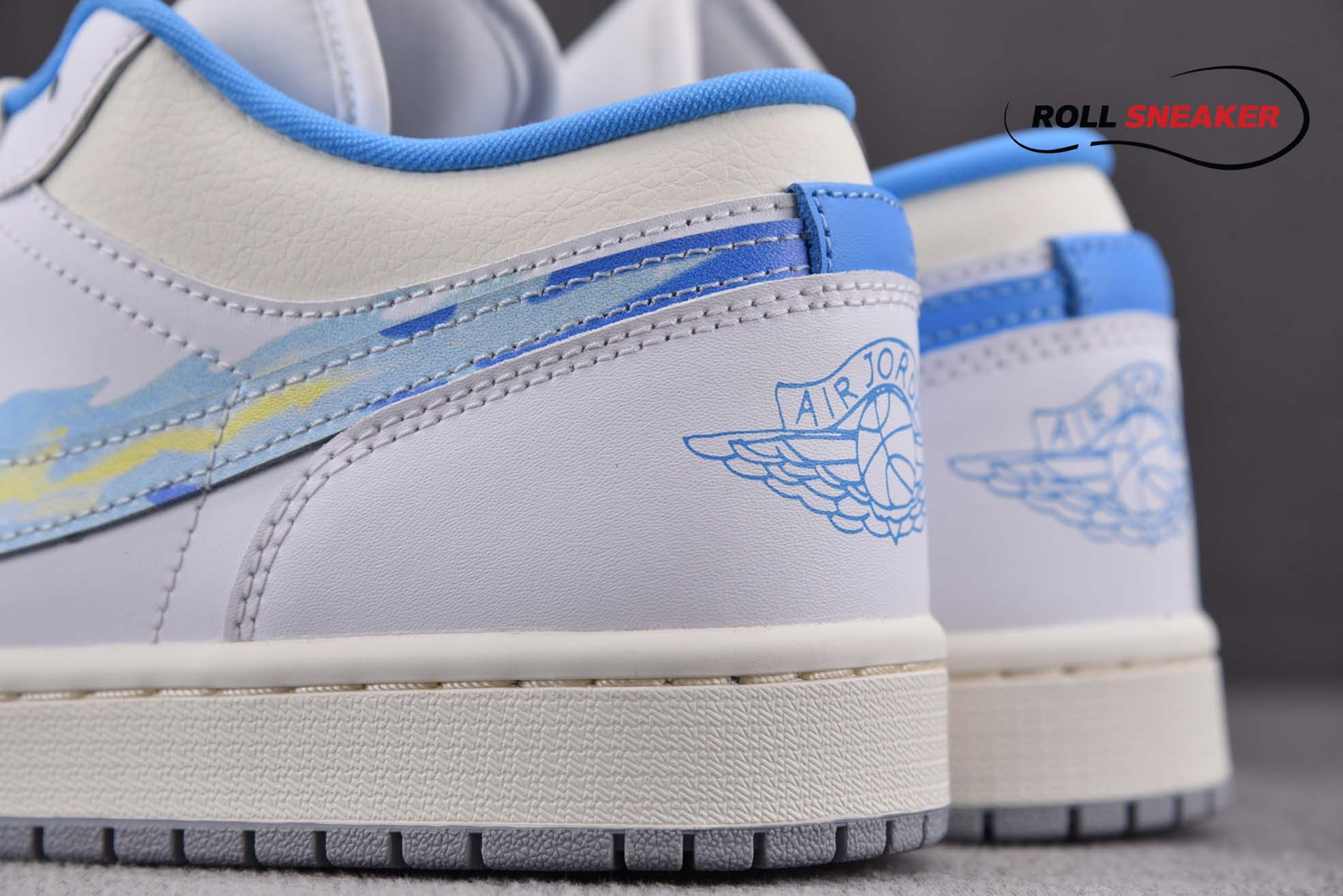 Nike Air Jordan 1 Low SE ‘Flame Swoosh – University Blue’