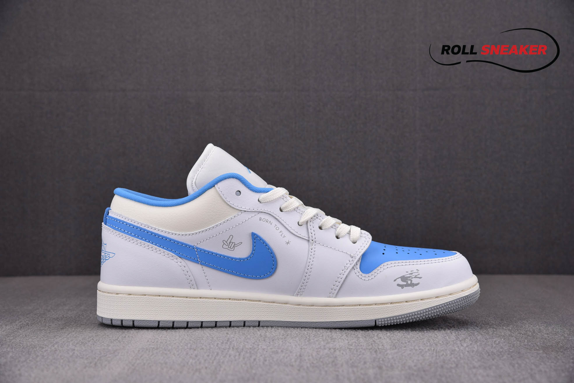 Nike Air Jordan 1 Low SE ‘Flame Swoosh – University Blue’