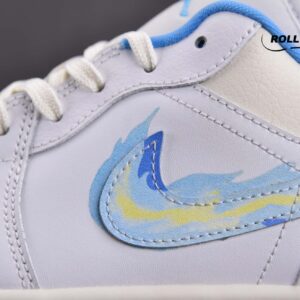 Nike Air Jordan 1 Low SE ‘Flame Swoosh – University Blue’