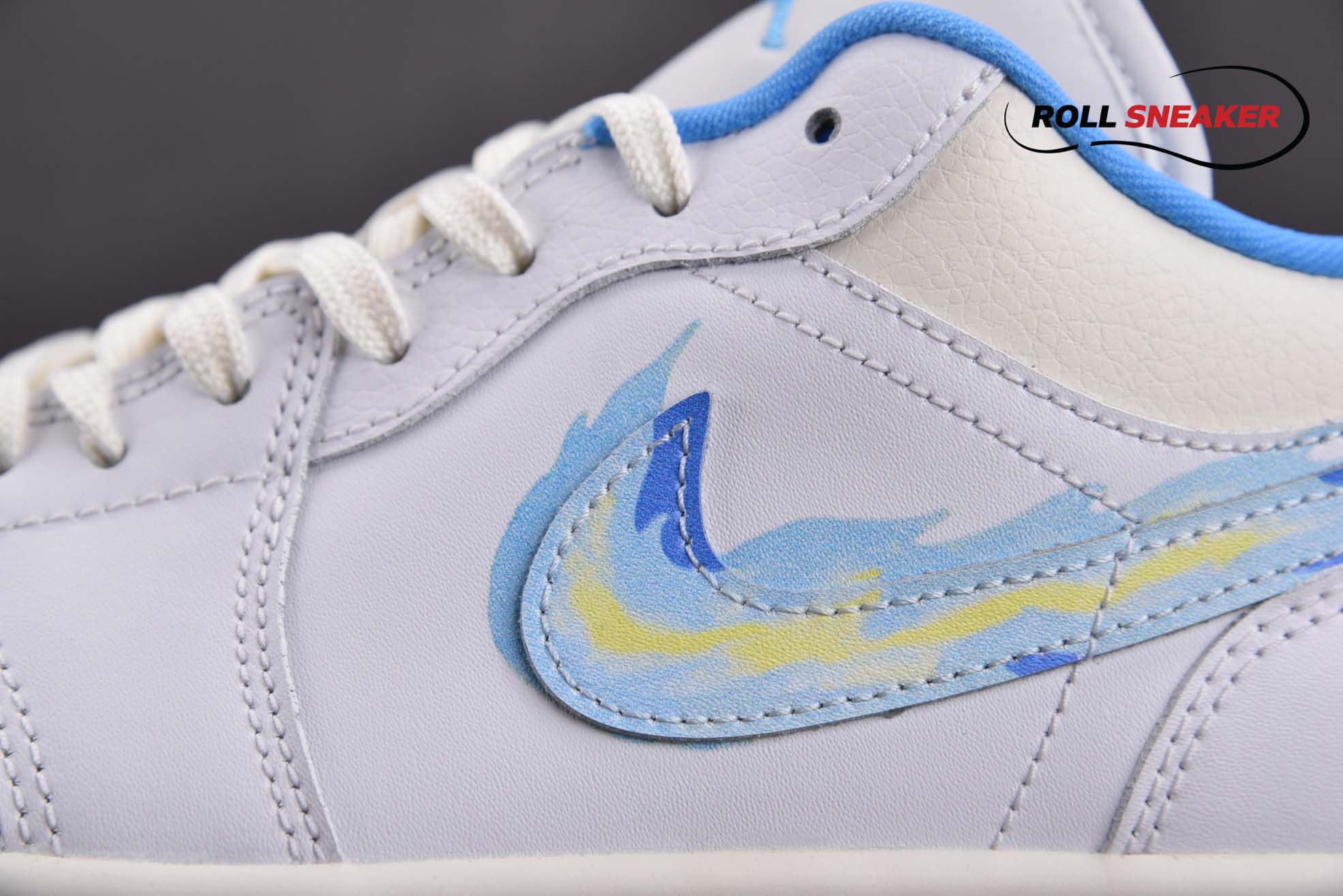 Nike Air Jordan 1 Low SE ‘Flame Swoosh – University Blue’