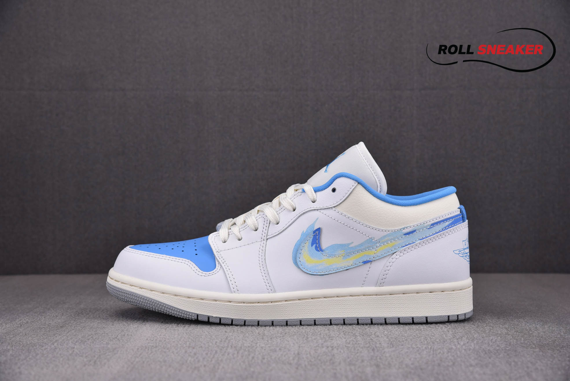 Nike Air Jordan 1 Low SE ‘Flame Swoosh – University Blue’