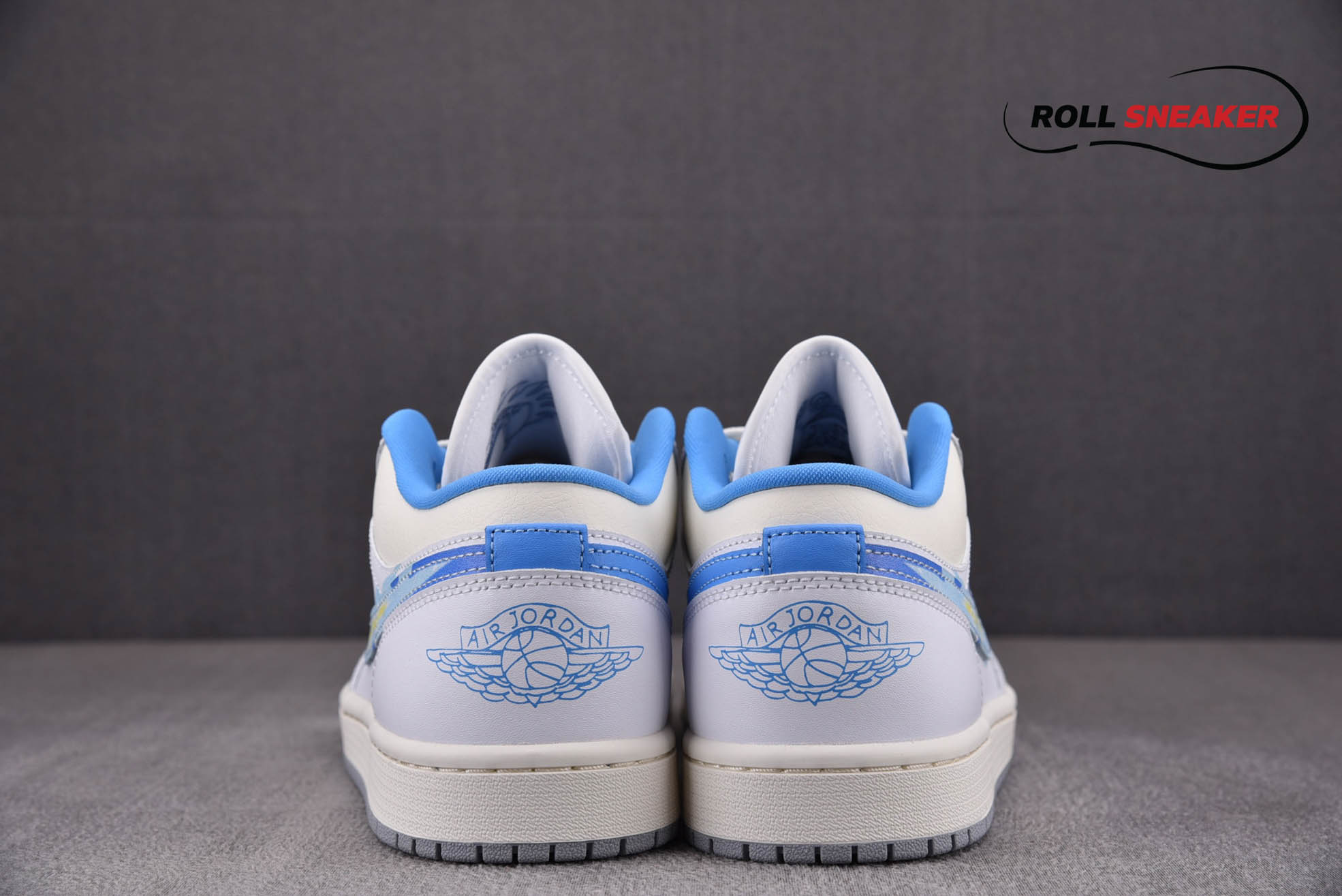 Nike Air Jordan 1 Low SE ‘Flame Swoosh – University Blue’