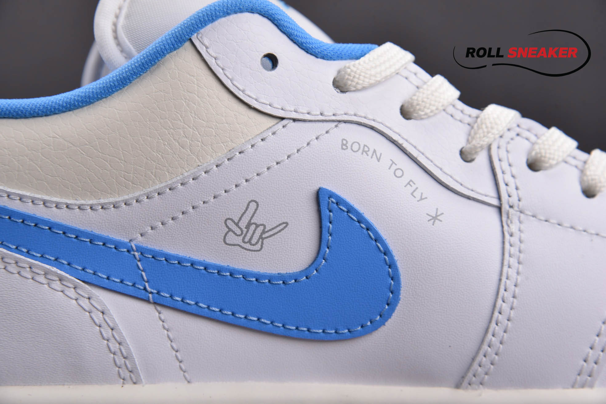 Nike Air Jordan 1 Low SE ‘Flame Swoosh – University Blue’