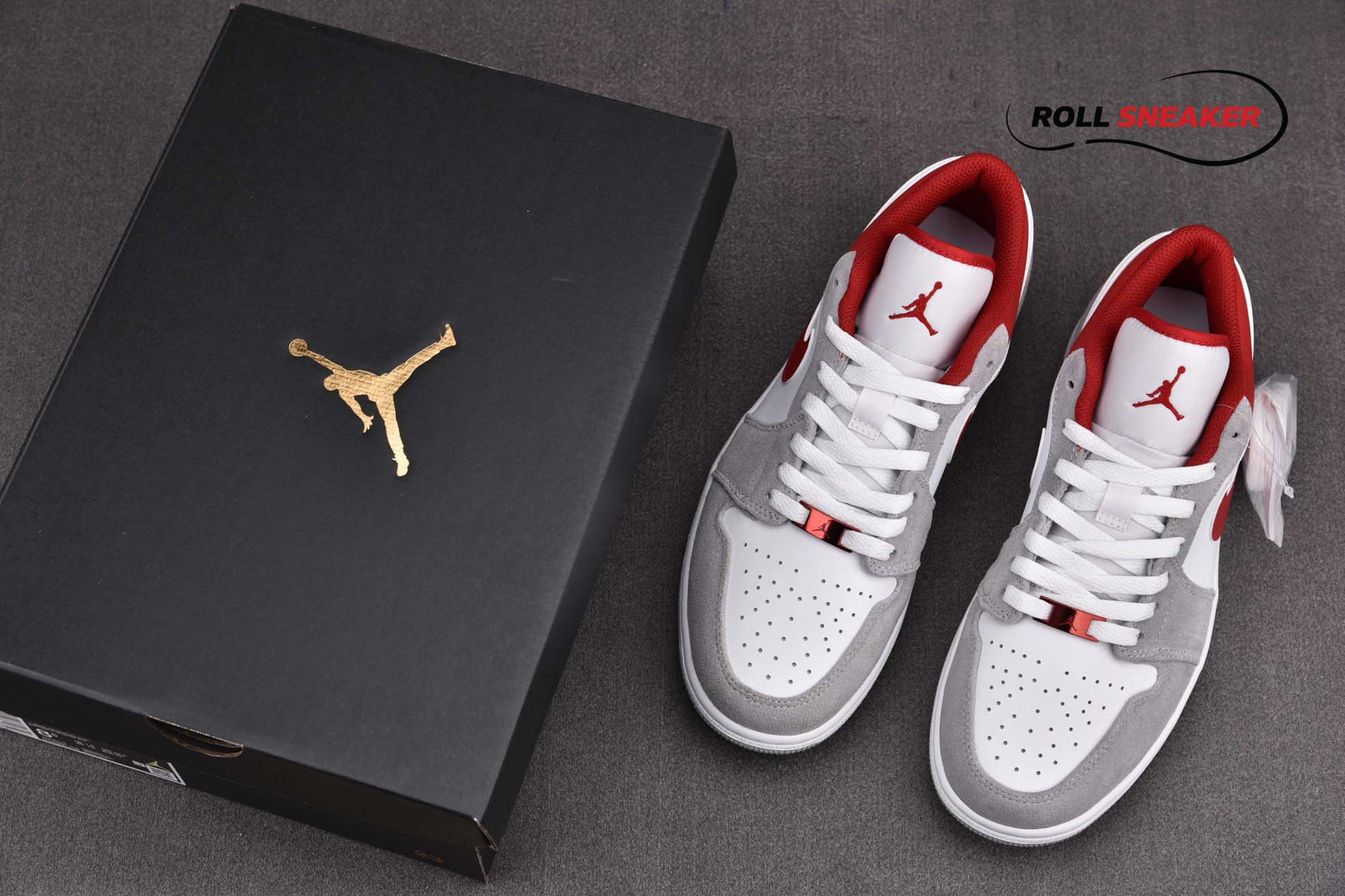 Nike Air Jordan 1 Low SE ‘Light Smoke Grey Gym Red’
