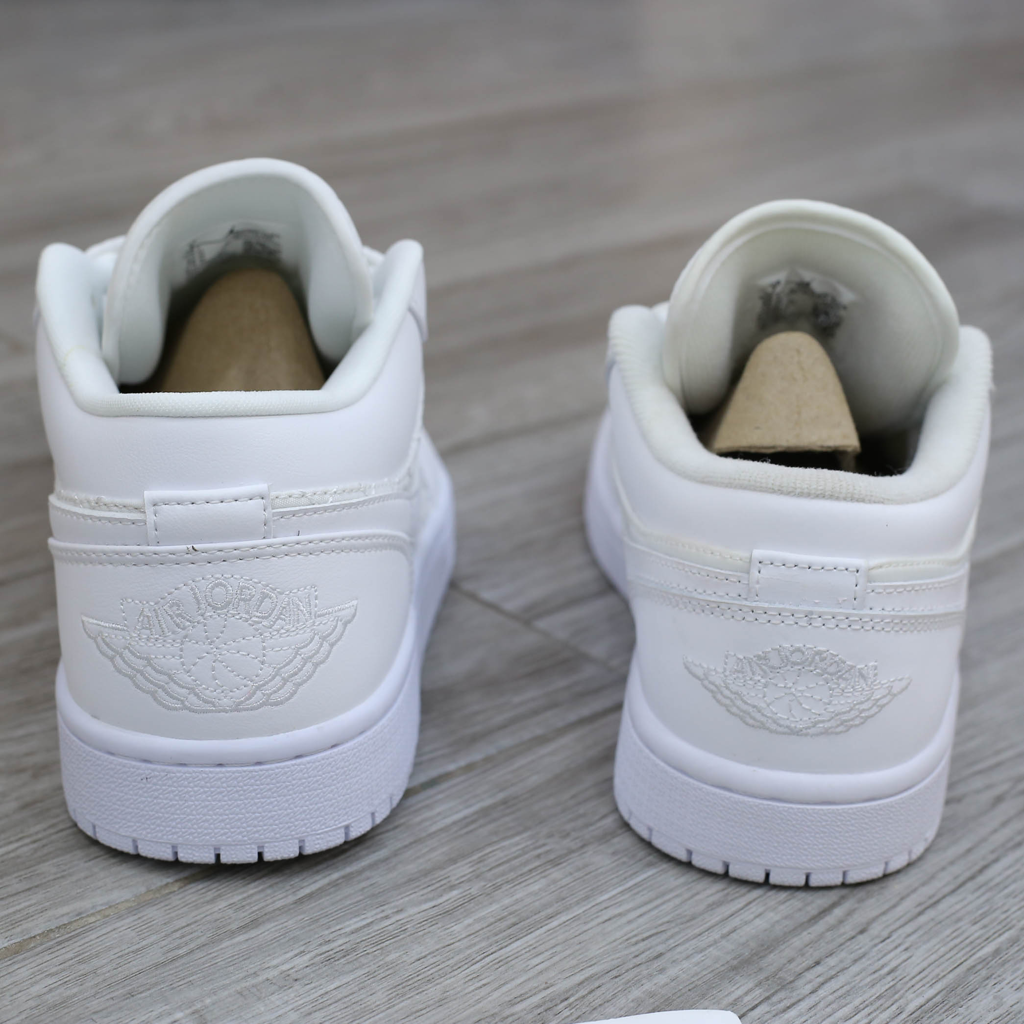 Nike Air Jordan 1 Low ‘Triple White Quilted’