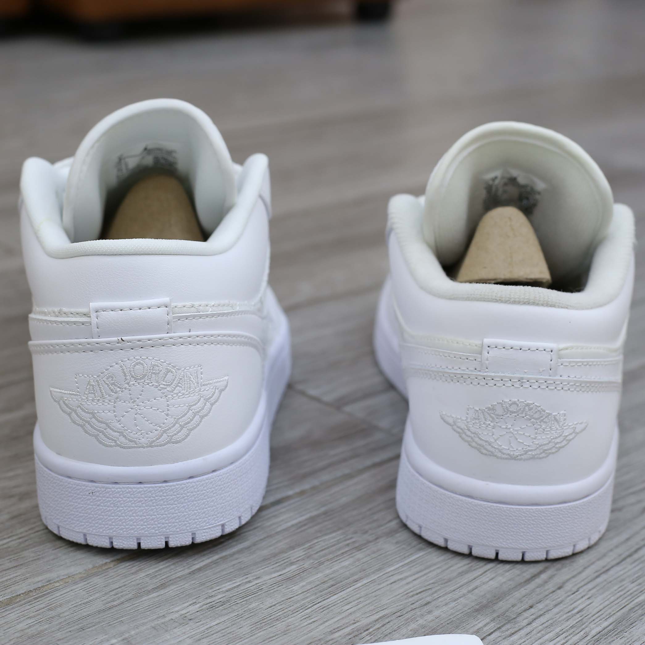 Nike Air Jordan 1 Low ‘Triple White Quilted’