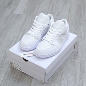Nike Air Jordan 1 Low ‘Triple White Quilted’