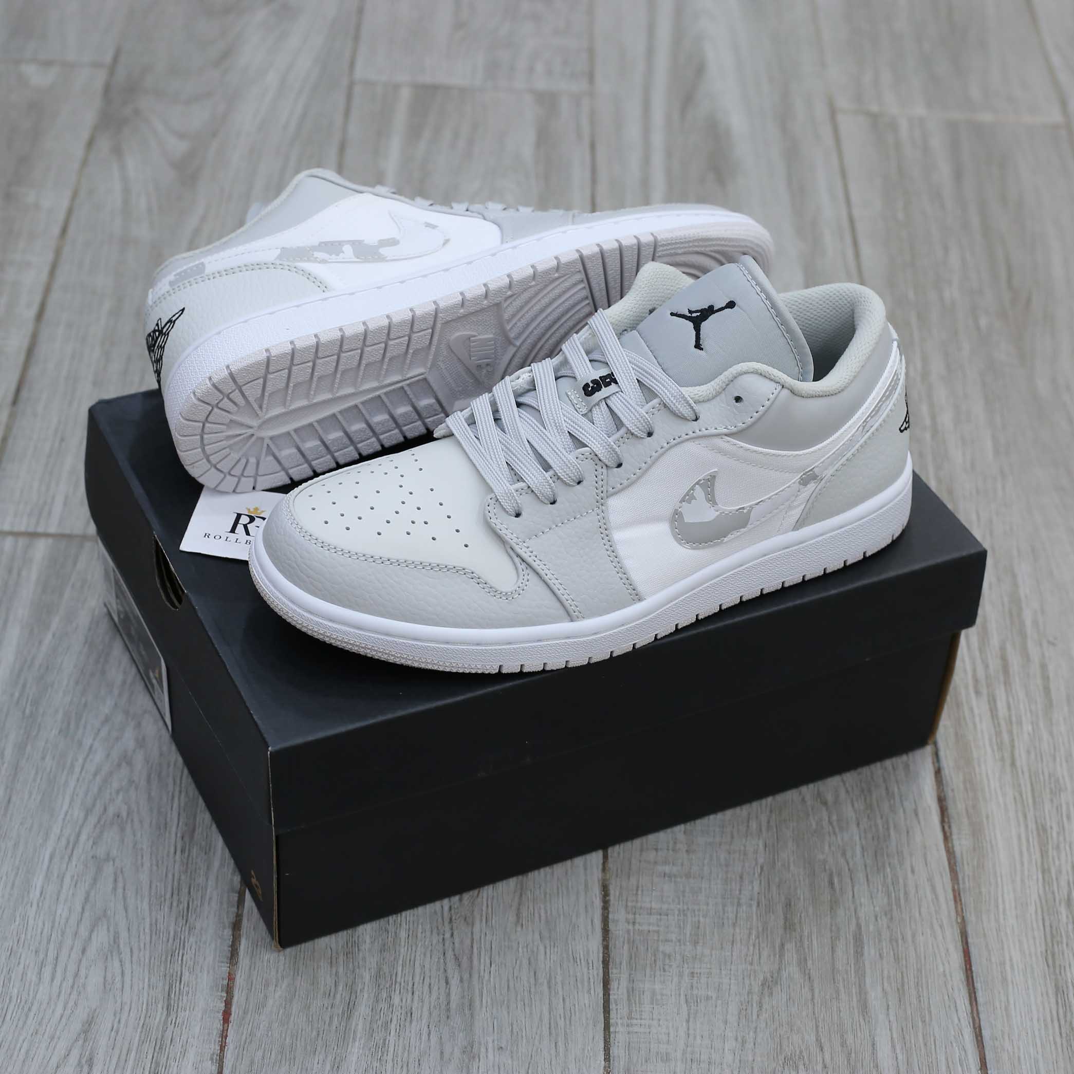 Nike Air Jordan 1 Low White Camo