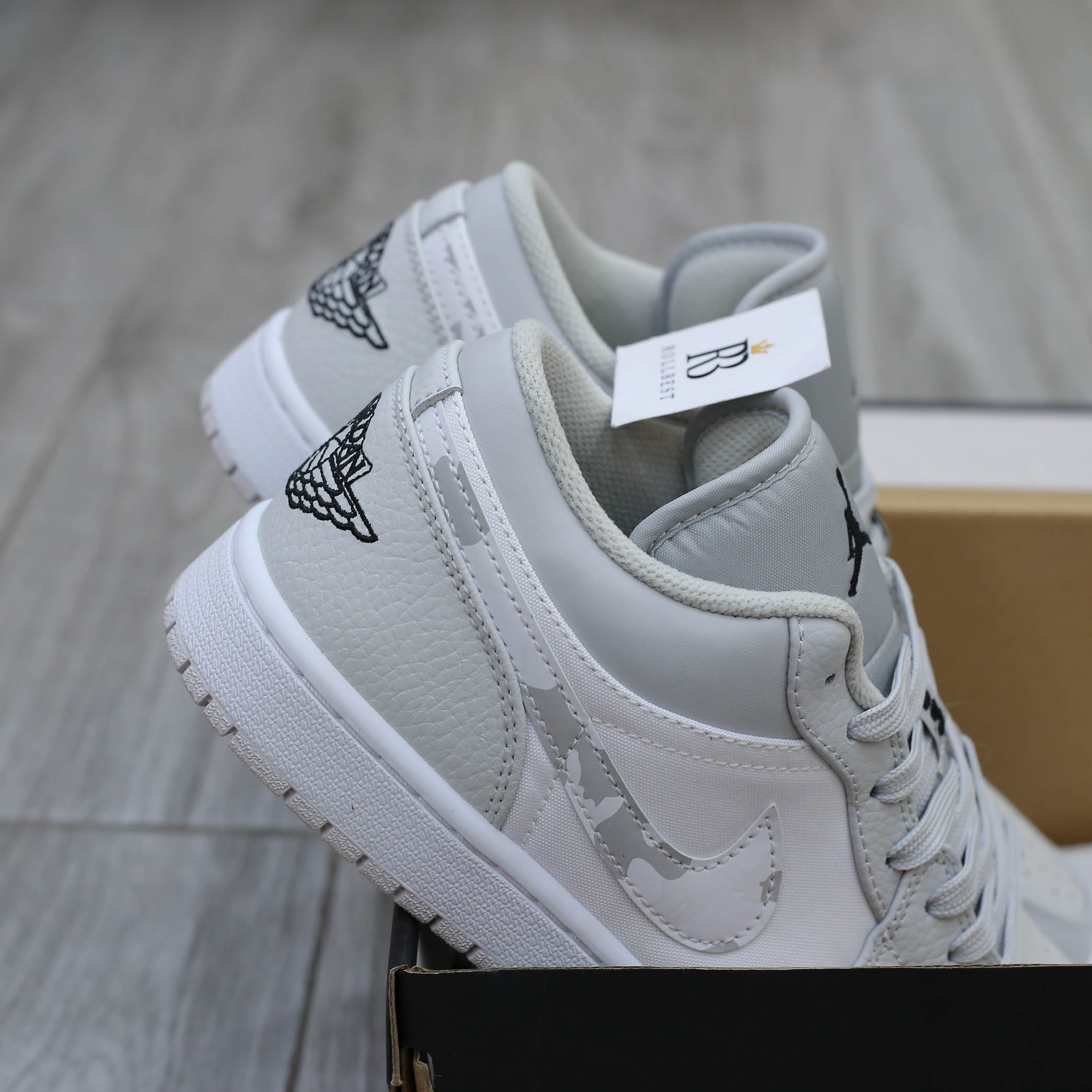 Nike Air Jordan 1 Low White Camo