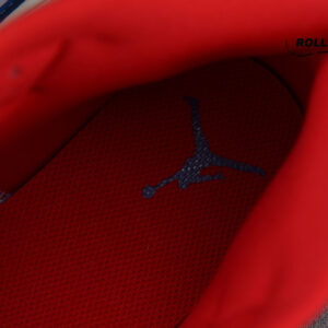 Nike Air Jordan 1 Mid French Blue Gym Red