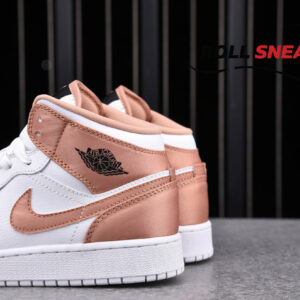 Nike Air Jordan 1 Mid GS ‘White Rose Gold’