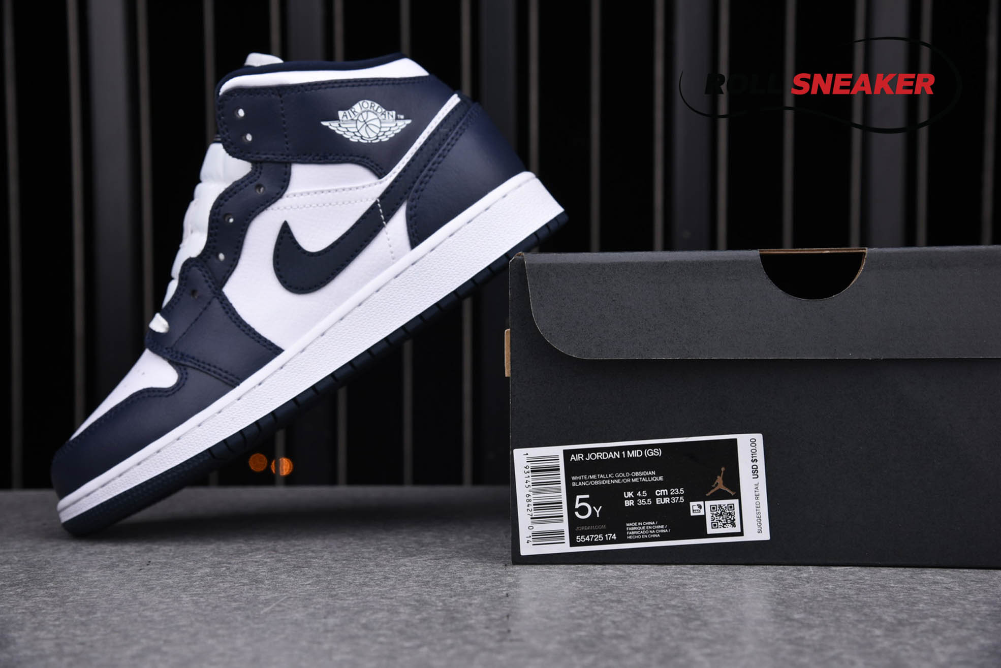 Nike Air Jordan 1 Mid Obsidian