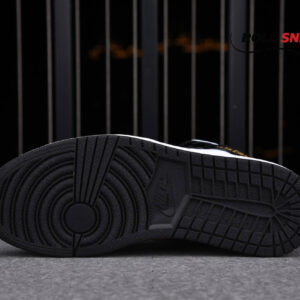 Nike Air Jordan 1 Mid Patent ‘Black Gold’