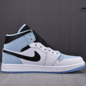 Nike Air Jordan 1 Mid SE GS ‘White Ice Blue’