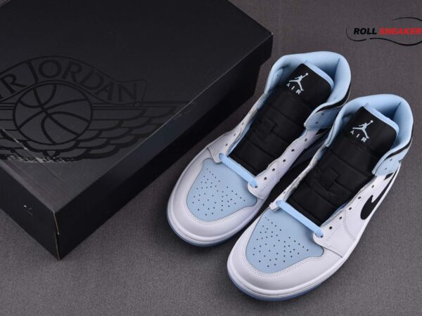 Nike Air Jordan 1 Mid SE GS ‘White Ice Blue’