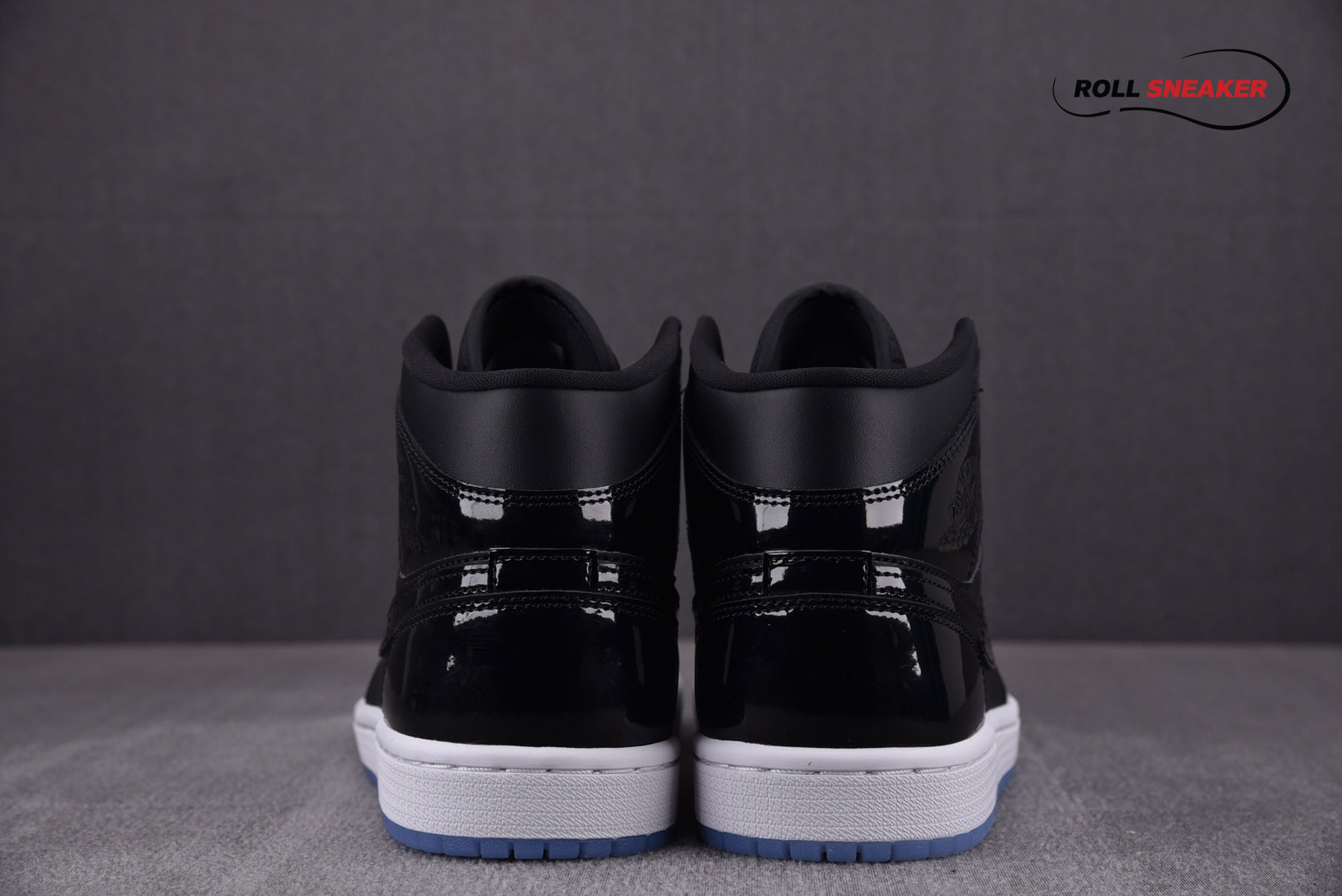 Nike Air Jordan 1 Mid Space Jam Black Blue White
