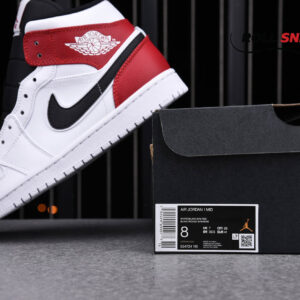 Nike Air Jordan 1 Mid ‘White Chicago Remix’